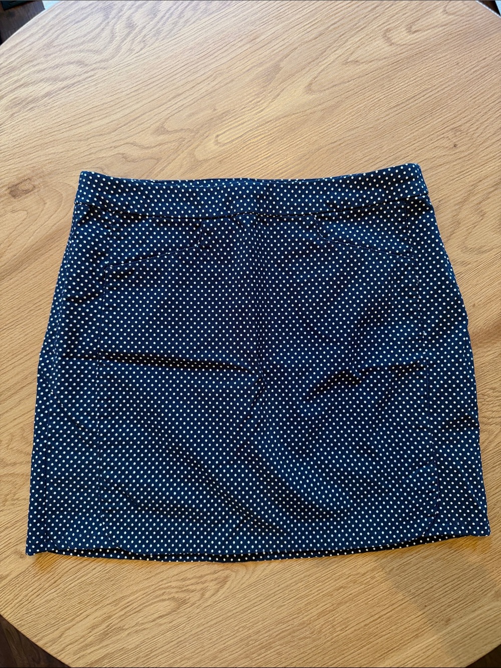 Kate Park Navy Polka Dot Golf Skirt